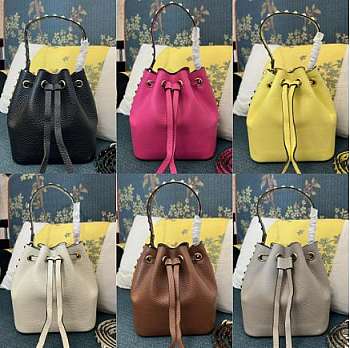 Valentino Rockstud Bucket Bags 16 x 18 x 11cm
