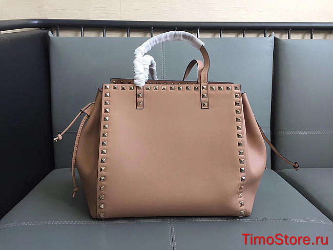 Valentino Original shopping bags in Apricot 25 x 14 x 24 cm  - 1