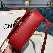 Chloe C Bag 16.5x5x14cm red - 6