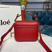 Chloe C Bag 16.5x5x14cm red - 5