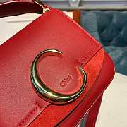 Chloe C Bag 16.5x5x14cm red - 2