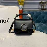 Chloe C Bag 16.5x5x14cm black  - 1