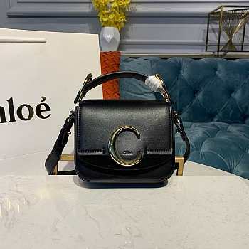 Chloe C Bag 16.5x5x14cm black 