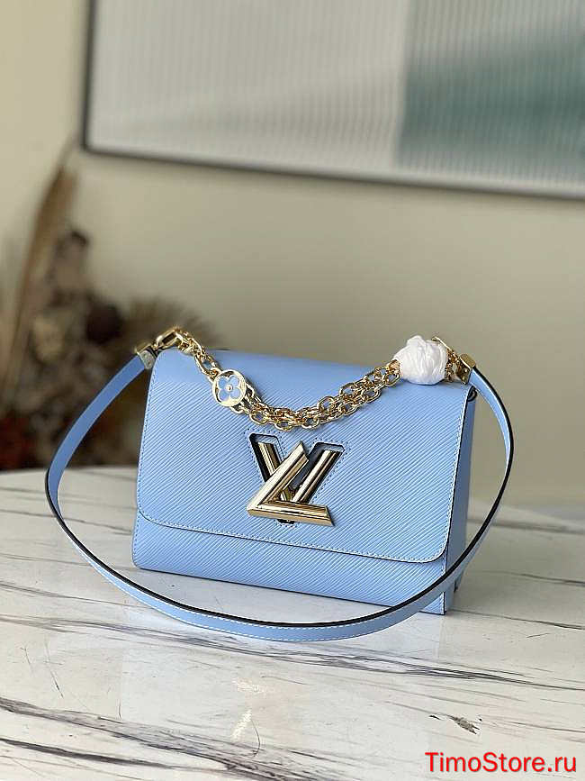 1ouis Vu1tton  Twist Bag M59405 Blue 19 x 15 x 9 cm  - 1