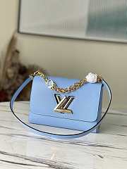 1ouis Vu1tton  Twist Bag M59405 Blue 19 x 15 x 9 cm  - 1