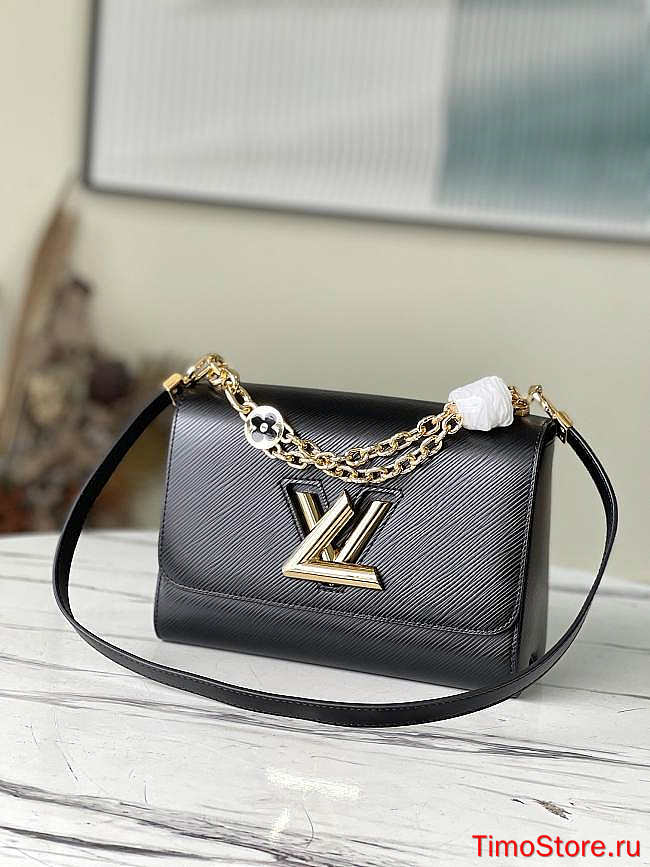 1ouis Vu1tton  Twist Bag M59405 Black 19 x 15 x 9 cm - 1