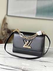 1ouis Vu1tton  Twist Bag M59405 Black 19 x 15 x 9 cm - 1