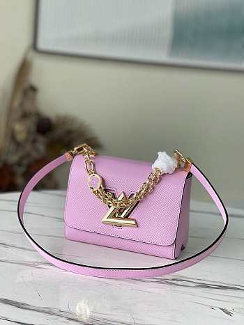 1ouis Vu1tton  Twist Bag M59405 pink 19 x 15 x 9 cm