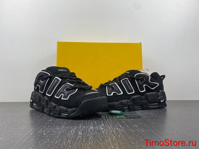 AMBUSH x Nike Air More Uptempo Low “Black/White”   FB1299-001 - 1