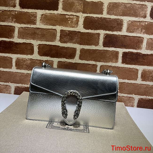 Gvcc1 Dionysus Silver Shoulder Bag 28cm  - 1