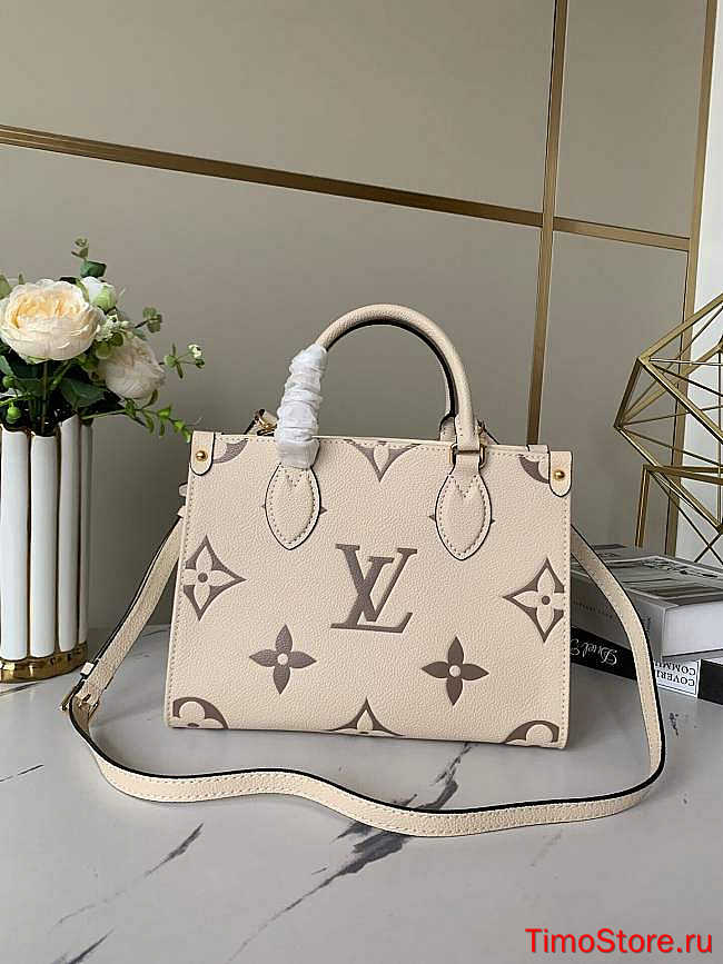 1ouis Vu1tton  Onthego PM Cream 25cm  - 1