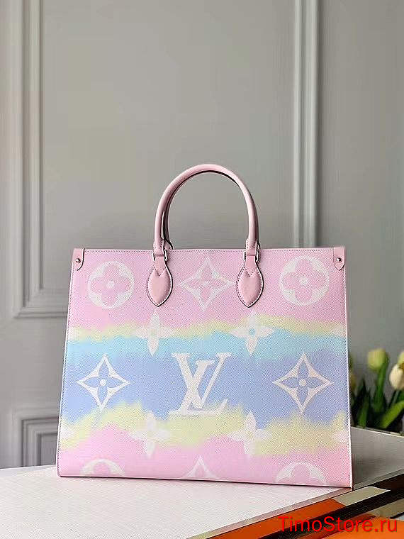 1ouis Vu1tton  Escale Onthego GM Bag M45119 Pink 41X 34 X19cm - 1