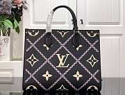 1ouis Vu1tton  Onthego MM M46016 Black 35cm  - 1