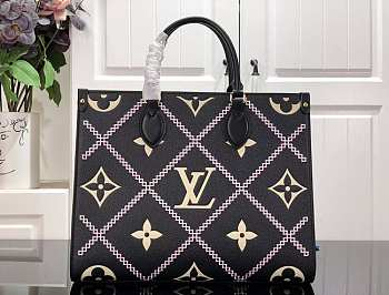 1ouis Vu1tton  Onthego MM M46016 Black 35cm 