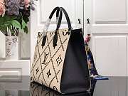 1ouis Vu1tton   Onthego MM M46016 White 35cm  - 2