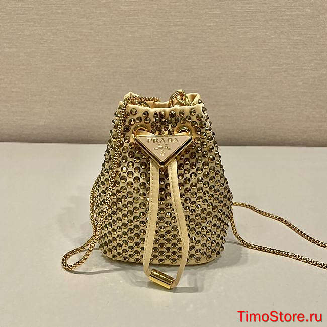 Proda Mini Bucket 1BD614 Bag Gold 12cm  - 1