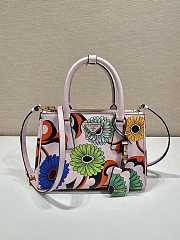 Proda Tote Bag Pink with Gold Hardware  24.5 X16.5X11cm - 1