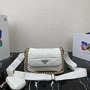 Proda System Nappa Leather Patchwork Bag 1BD292 21x16x7cm  - 1
