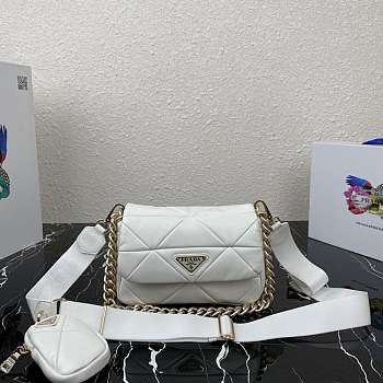 Proda System Nappa Leather Patchwork Bag 1BD292 21x16x7cm 