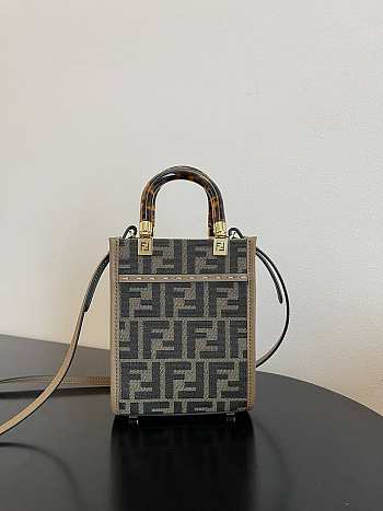Fend1 Mini Sunshine Shopper Bag  18*13*6.5cm 