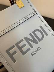 Fend1 Mini Sunshine Shopper Bag  18*13*6.5cm blue - 6