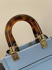 Fend1 Mini Sunshine Shopper Bag  18*13*6.5cm blue - 2