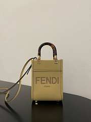 	 Fend1 Mini Sunshine Shopper Bag 18*13*6.5cm yellow - 1