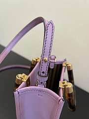 Fend1 Mini Sunshine Shopper Bag 18*13*6.5cm purple - 6