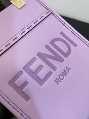 Fend1 Mini Sunshine Shopper Bag 18*13*6.5cm purple - 2