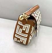 Fend1 Medium FF Baguette embroidered bag 26x14x5cm  - 5