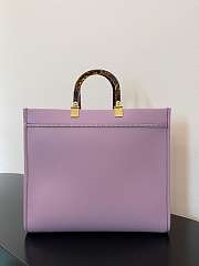 Fend1 Tote Bag Purple 35cm  - 3