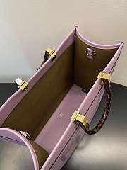 Fend1 Tote Bag Purple 35cm  - 2