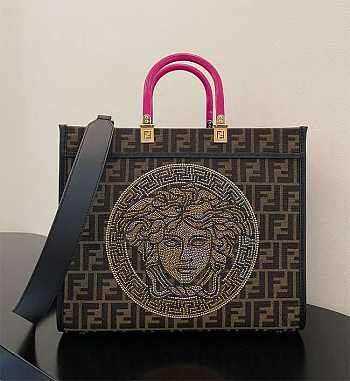 Fend1 Fendace Sunshine Large Tote Bag 35*17*31cm 