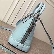 1ouis Vu1tton Alma BB Handbag Blue 25cm - 4