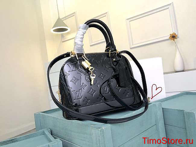 1ouis Vu1tton Alma BB Black M91585 Bagsaa 25 x 19 x 11 cm - 1