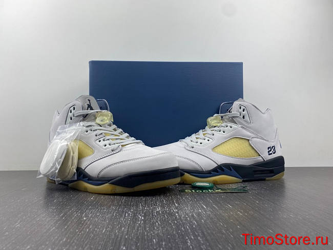 A Ma Maniere x Air Jordan 5 “Diffused Blue x AJ5  FZ5758-004  - 1