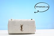 YS1 Medium Jamie Shoulder Bag in White 25cm - 1
