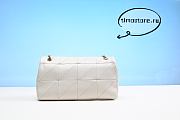 YS1 Medium Jamie Shoulder Bag in White 25cm - 4