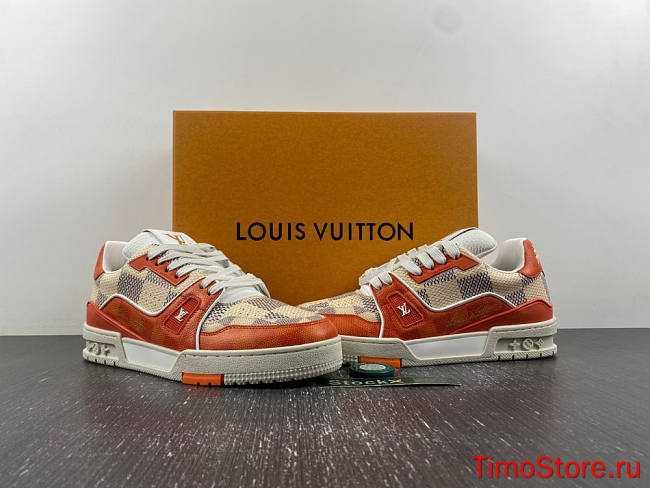 1ouis Vu1tton 1V trainer orange - 1