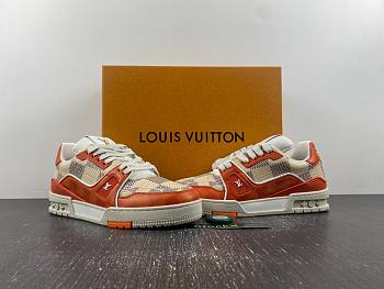 1ouis Vu1tton 1V trainer orange
