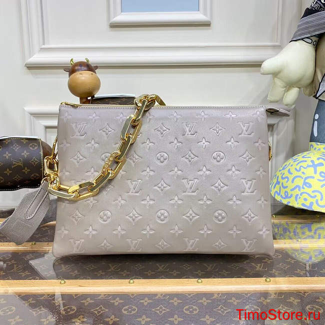 LOUIS VUITTON Coussin MM Grey Lamb  - 1