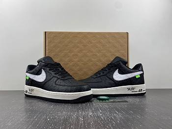 LouisVuitton x Nike Air Force LV black