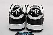 A Bathing Ape Bape SK8 Sta Panda Patent - 4