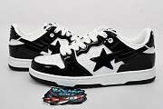 A Bathing Ape Bape SK8 Sta Panda Patent - 2