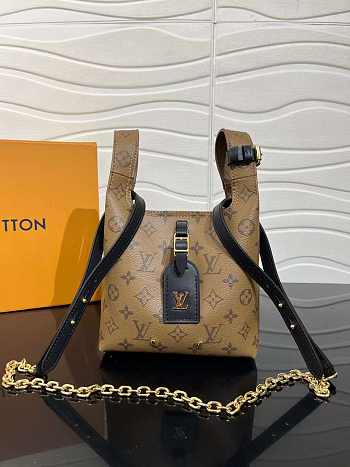 1ouis Vu1tton Atlantis BB Monogram Reverse9 17x17x7 
