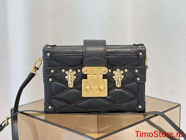 1ouis Vu1tton  Petite Malle Malletage Leather8 20 x 12.5 x 5  - 1
