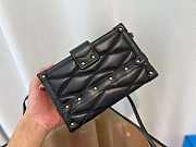 1ouis Vu1tton  Petite Malle Malletage Leather8 20 x 12.5 x 5  - 3