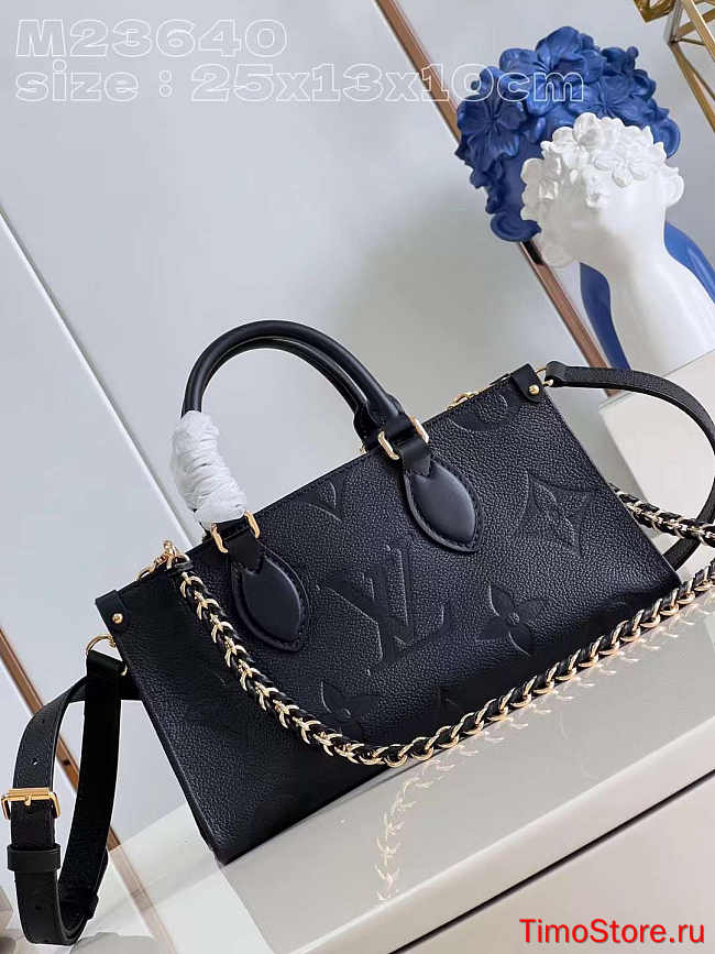 1ouis Vu1tton OnTheGo East West 25 x 13 x 10 black - 1