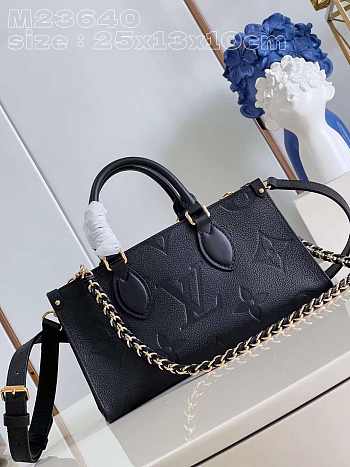 1ouis Vu1tton OnTheGo East West 25 x 13 x 10 black