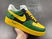 LouisVuitton x Nike Air Force green  and yellow - 3